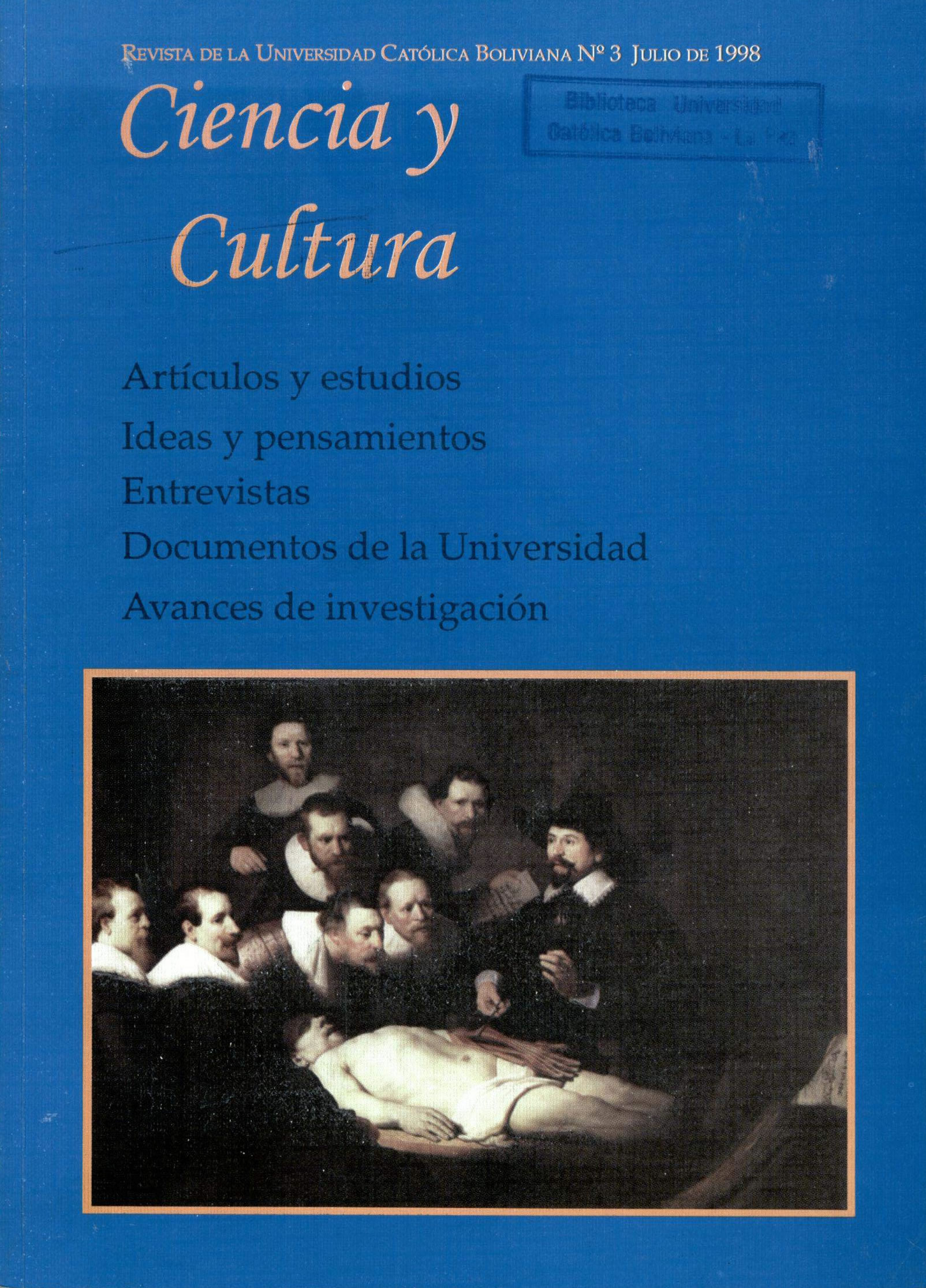 Ver Vol. 2 Núm. 3 (1998)