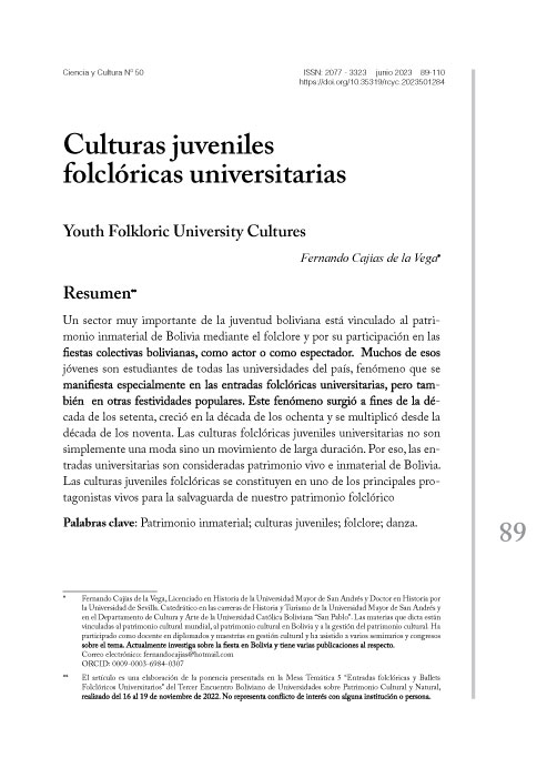 Culturas juveniles folclóricas universitarias