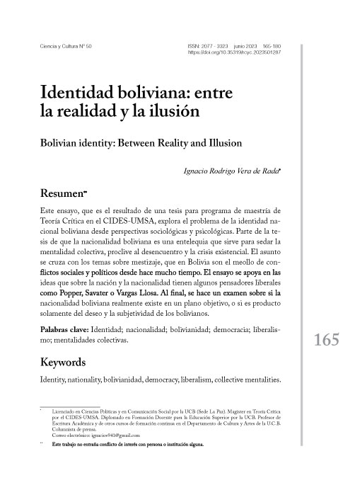 Identidad boliviana: entre la realidad y la ilusión
