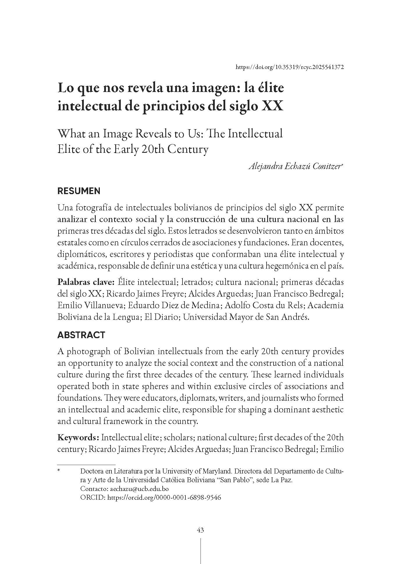 Lo que nos revela una imagen: la élite intelectual de principios del siglo XX