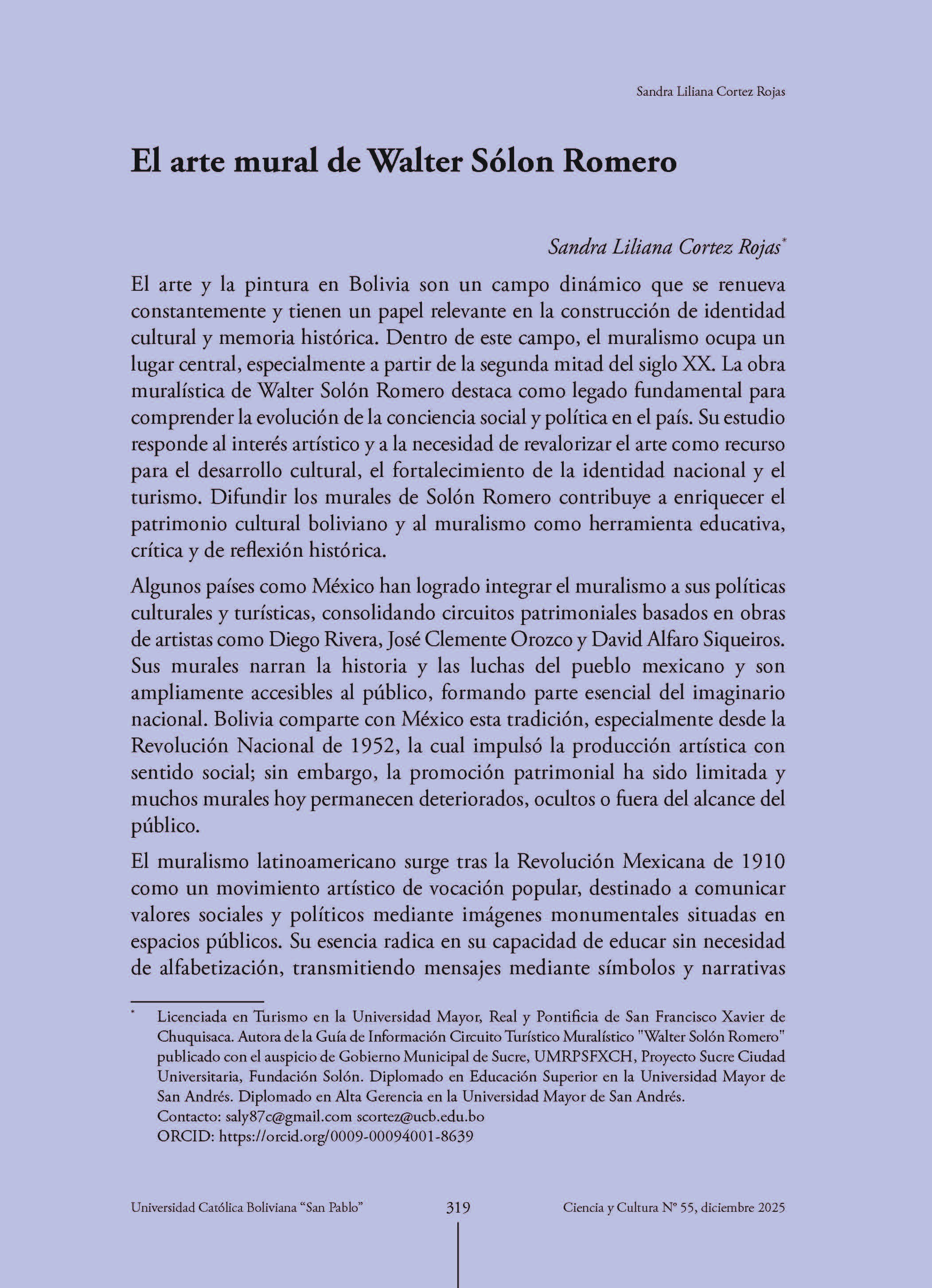 El arte mural de Walter Sólon Romero