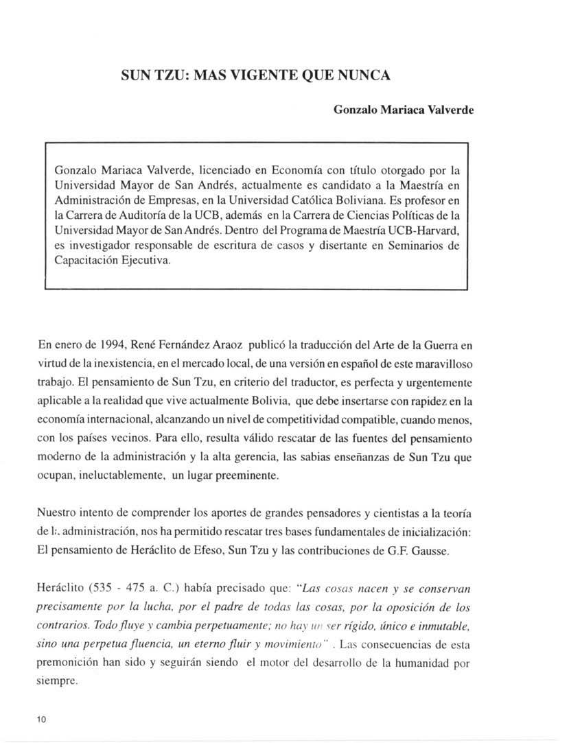 Sun Tzu: mas vigente que nunca
