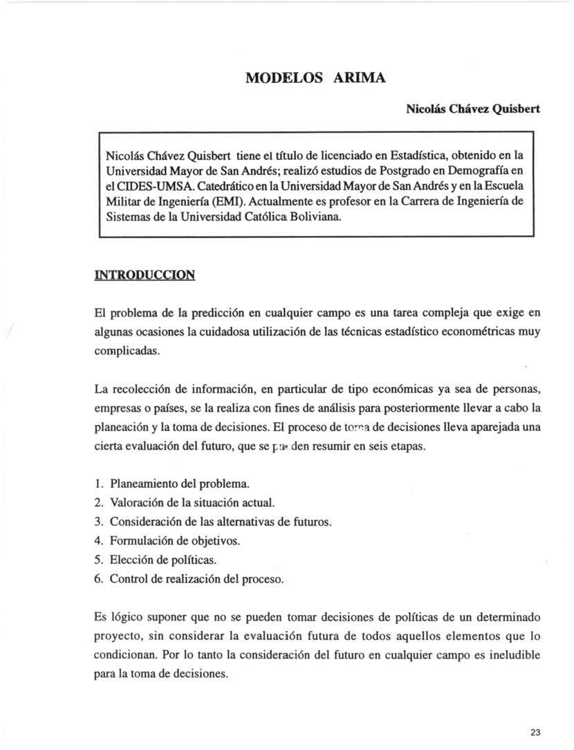 Modelos Arima